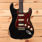Fender Custom Shop Limited 1967 Stratocaster HSS Relic electric guitar Aged Black with tortoiseshell pickguard
