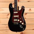 Fender Custom Shop Limited 1967 Stratocaster HSS Relic electric guitar Aged Black with tortoiseshell pickguard