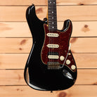 Fender Custom Shop Limited 1967 Stratocaster HSS Relic electric guitar Aged Black with tortoiseshell pickguard