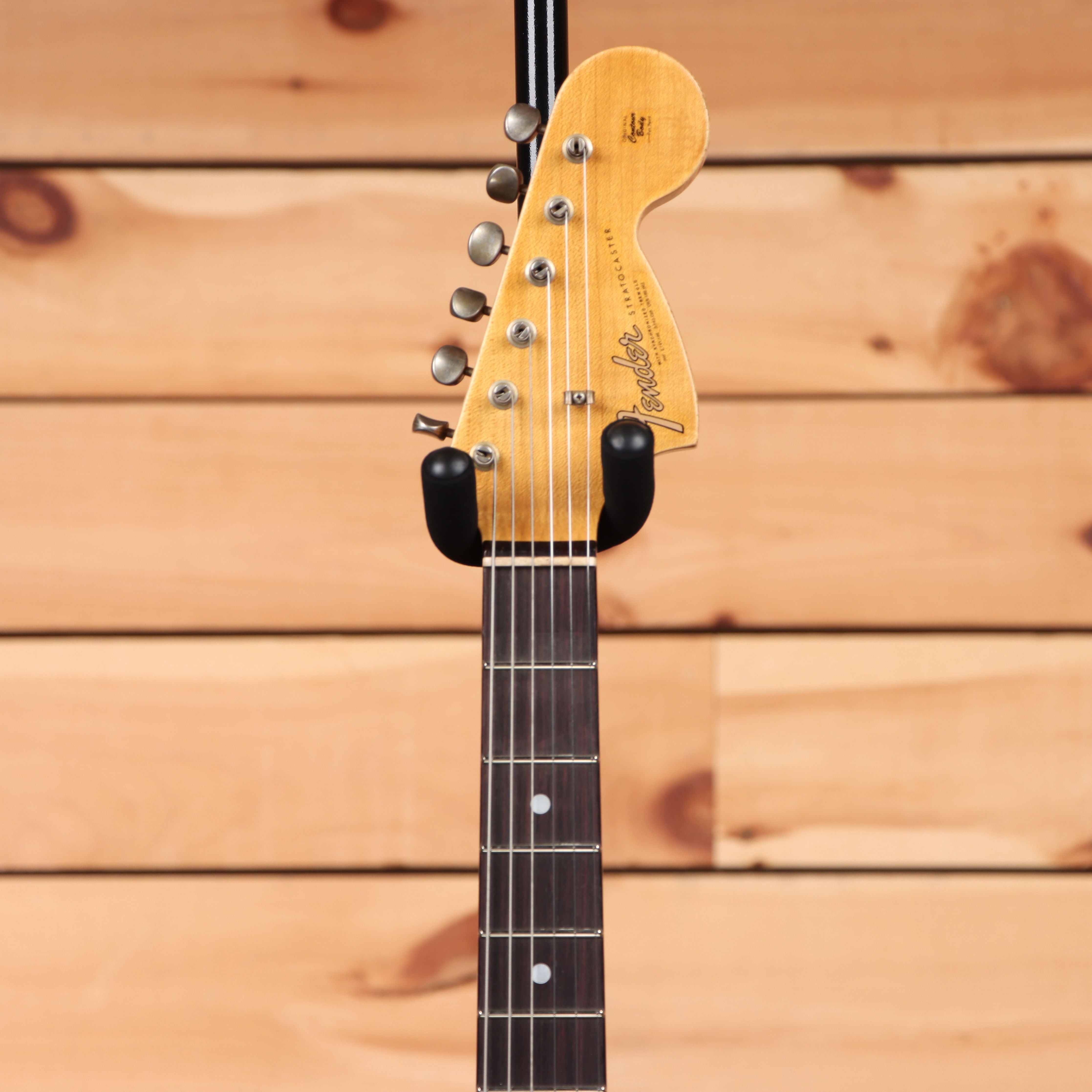 Fender Custom Shop Limited 1967 Stratocaster HSS Relic electric guitar Aged Black with maple neck