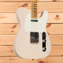 Fender Custom Shop 1958 Telecaster Journeyman Relic electric guitar Aged White Blonde with single-coil pickup