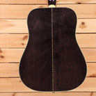 Gibson Dove Original M2M dreadnought acoustic guitar trans ebony with center stripe binding