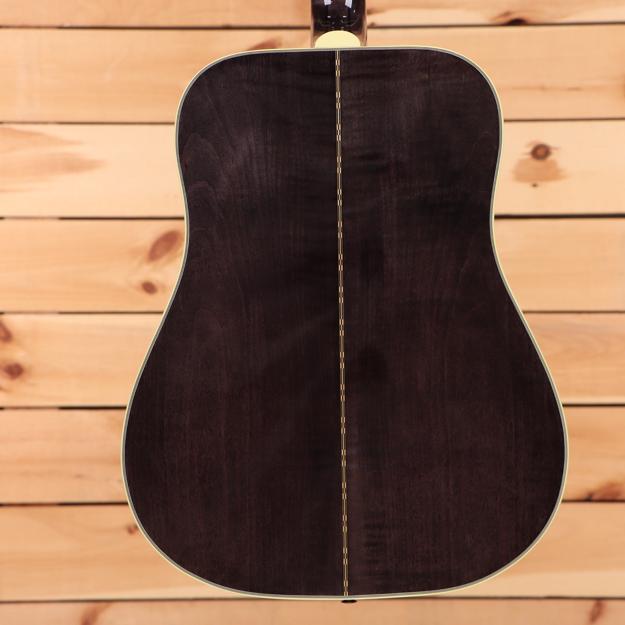 Gibson Dove Original M2M dreadnought acoustic guitar trans ebony with center stripe binding