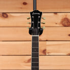 Eastman T185MX semi-hollow body electric guitar Goldburst with chrome tuning machines and f-holes