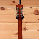 Eastman T185MX semi-hollow body electric guitar Goldburst finish with vintage-style tuning pegs