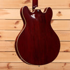 Eastman T186MX semi-hollow electric guitar classic burgundy with maple binding