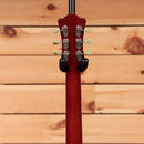 Eastman T186MX classical guitar red finish with slotted headstock and cream tuning pegs