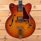 Gibson L5 double-cutaway semi-hollow body electric guitar Iced Tea pre-owned with f-holes and gold hardware