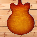 Gibson L5 double-cutaway semi-hollow electric guitar iced tea finish with single-cutaway design