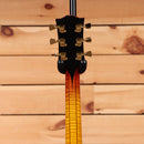 Gibson L5 Double Cutaway pre-owned semi-hollow electric guitar Iced Tea finish with gold tuning machines