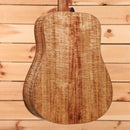 Boucher LESG172 dreadnought acoustic guitar natural finish with textured wood grain detail
