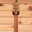 Boucher LESG172 acoustic guitar natural finish gold tuning machines black headstock ears