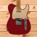 Fender Custom Shop Limited 1953 Telecaster Relic electric guitar Cimarron Red with single-coil pickup