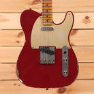 Fender Custom Shop Limited 1953 Telecaster Relic electric guitar Cimarron Red with single-coil pickup