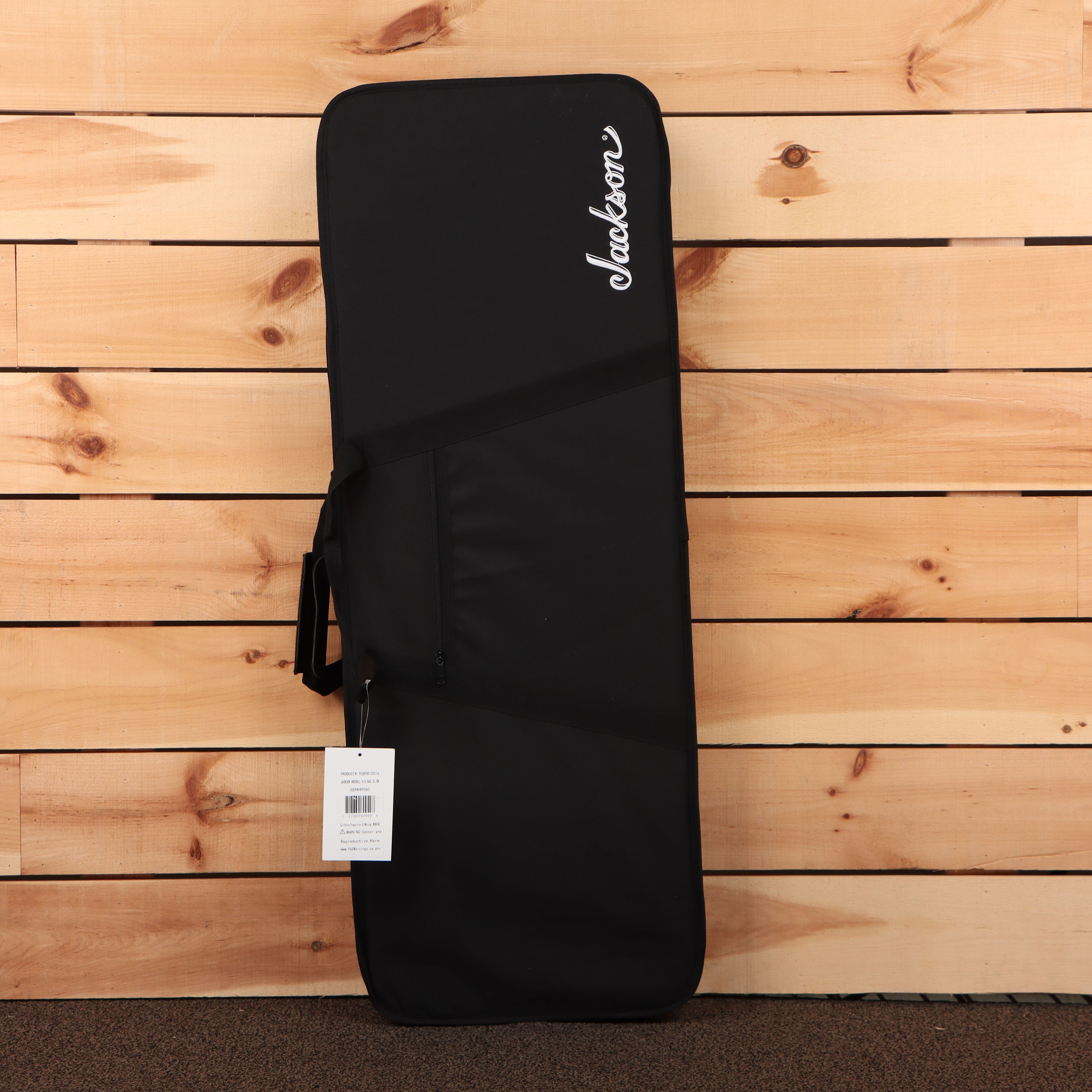 Jackson American Series Virtuoso-HT electric guitar gig bag black with shoulder straps