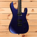 Jackson American Series Virtuoso HT electric guitar Mystic Blue with humbucker pickups and floyd rose tremolo