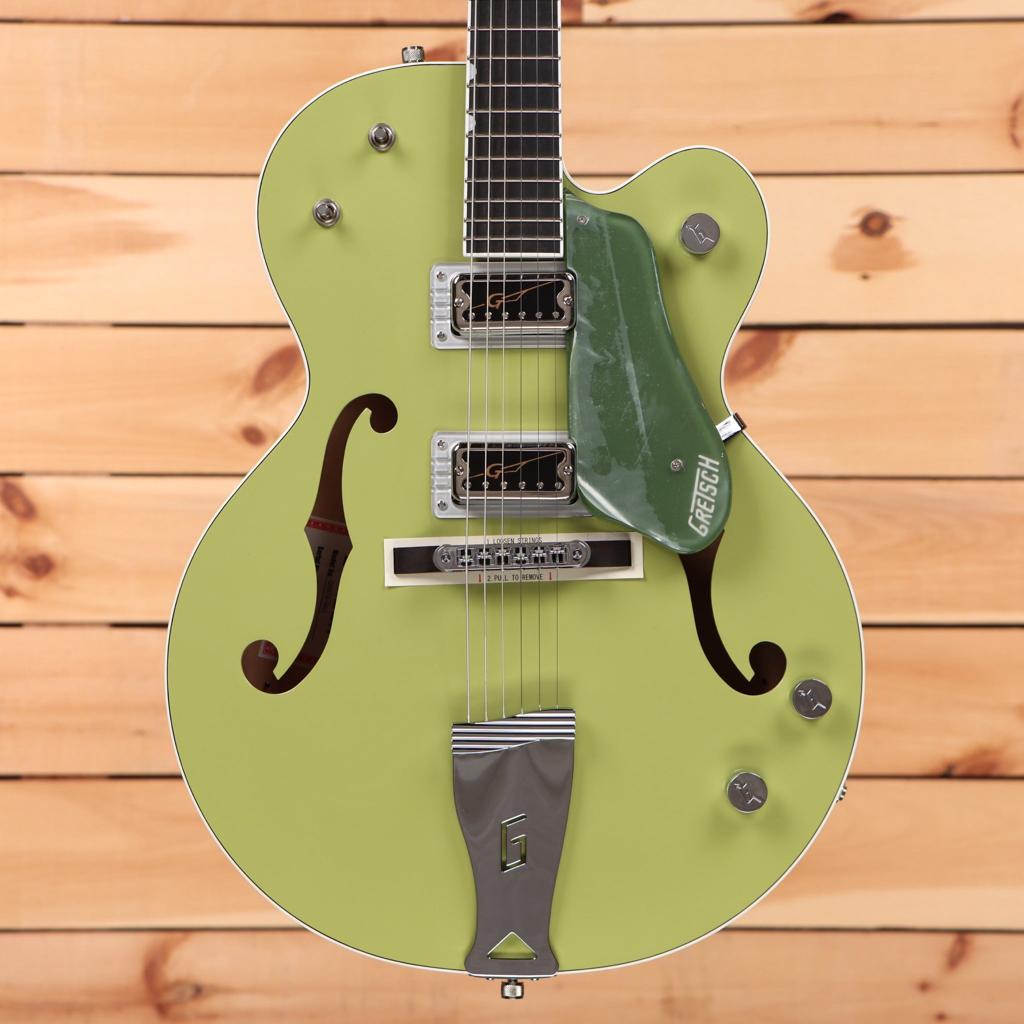 Gretsch G6618MG Martin Gore Anniversary semi-hollow electric guitar Smoke Green with dual humbuckers