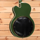 Gretsch G6618MG Martin Gore Anniversary semi-hollow electric guitar Smoke Green with black leather back plate