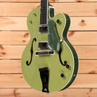 Gretsch G6618MG Martin Gore Anniversary semi-hollow electric guitar Smoke Green with f-holes and dual humbuckers