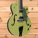 Gretsch G6618MG Martin Gore Anniversary semi-hollow electric guitar Smoke Green with f-holes and dual humbuckers