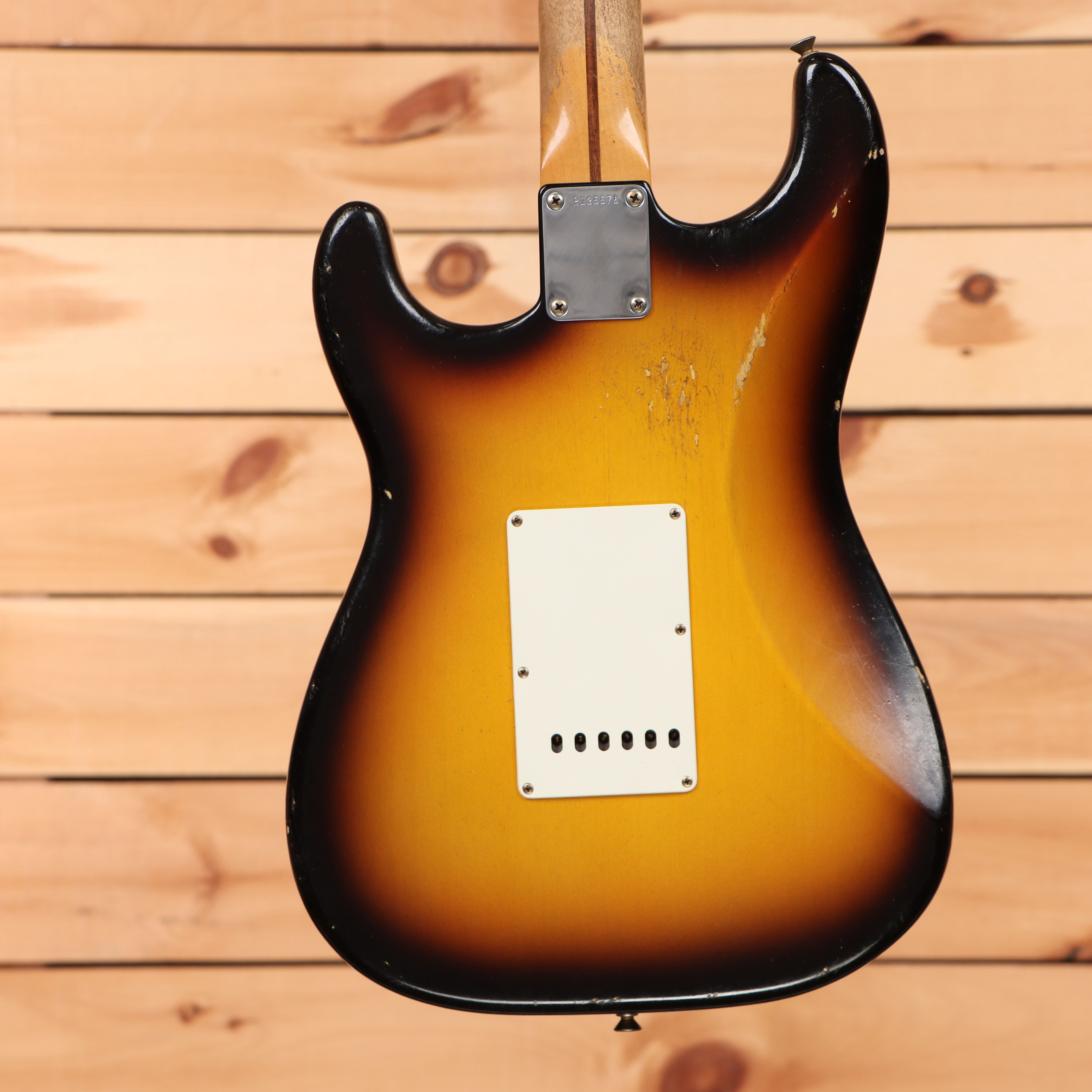Fender Custom Shop Limited Paul Waller Masterbuilt 1959 Stratocaster Relic Faded 3-Color Sunburst electric guitar with single-coil pickups