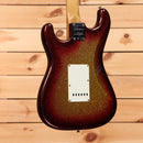 Fender Custom Shop 1963 Stratocaster electric guitar sparkle 3-color sunburst relic with white pickguard