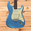 Fender Custom Shop Limited 1963 Stratocaster Journeyman Relic electric guitar Lake Placid Blue with mint green pickguard