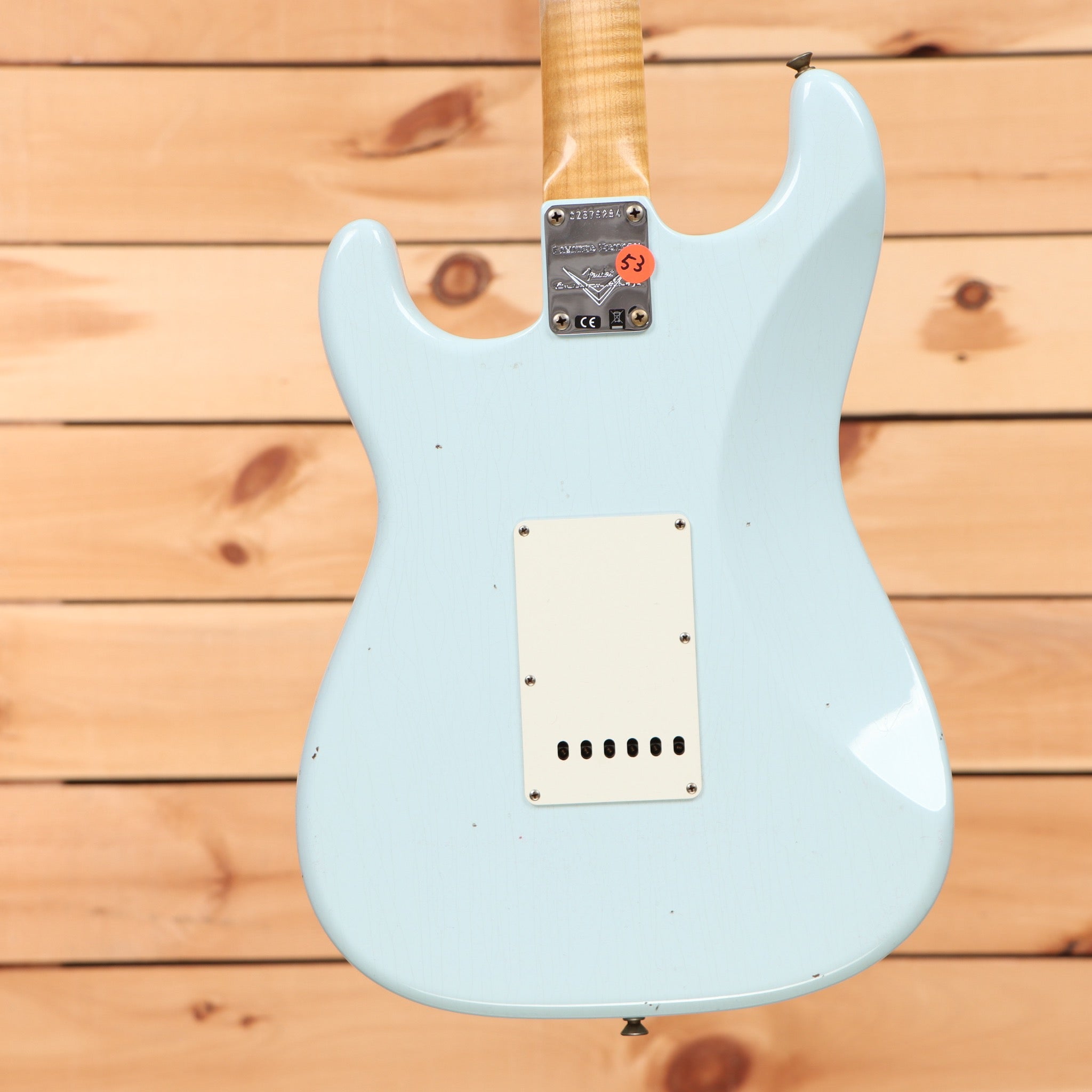 Fender Custom Shop Limited 1959 Special Stratocaster Journeyman Relic electric guitar Super Faded Sonic Blue with single-coil pickups