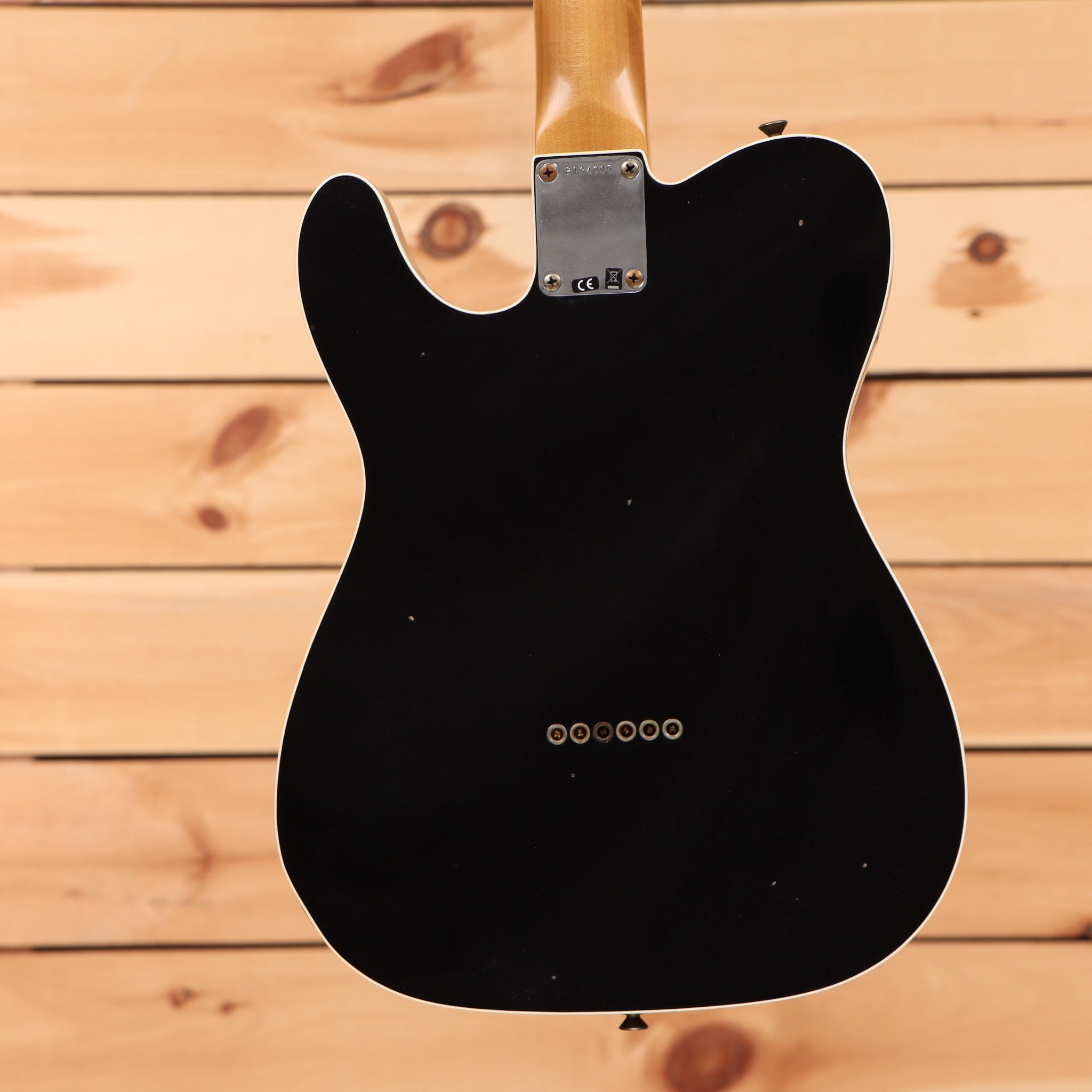 Fender Custom Shop 1960 Telecaster Custom Journeyman Relic electric guitar faded aged black with single-coil pickups