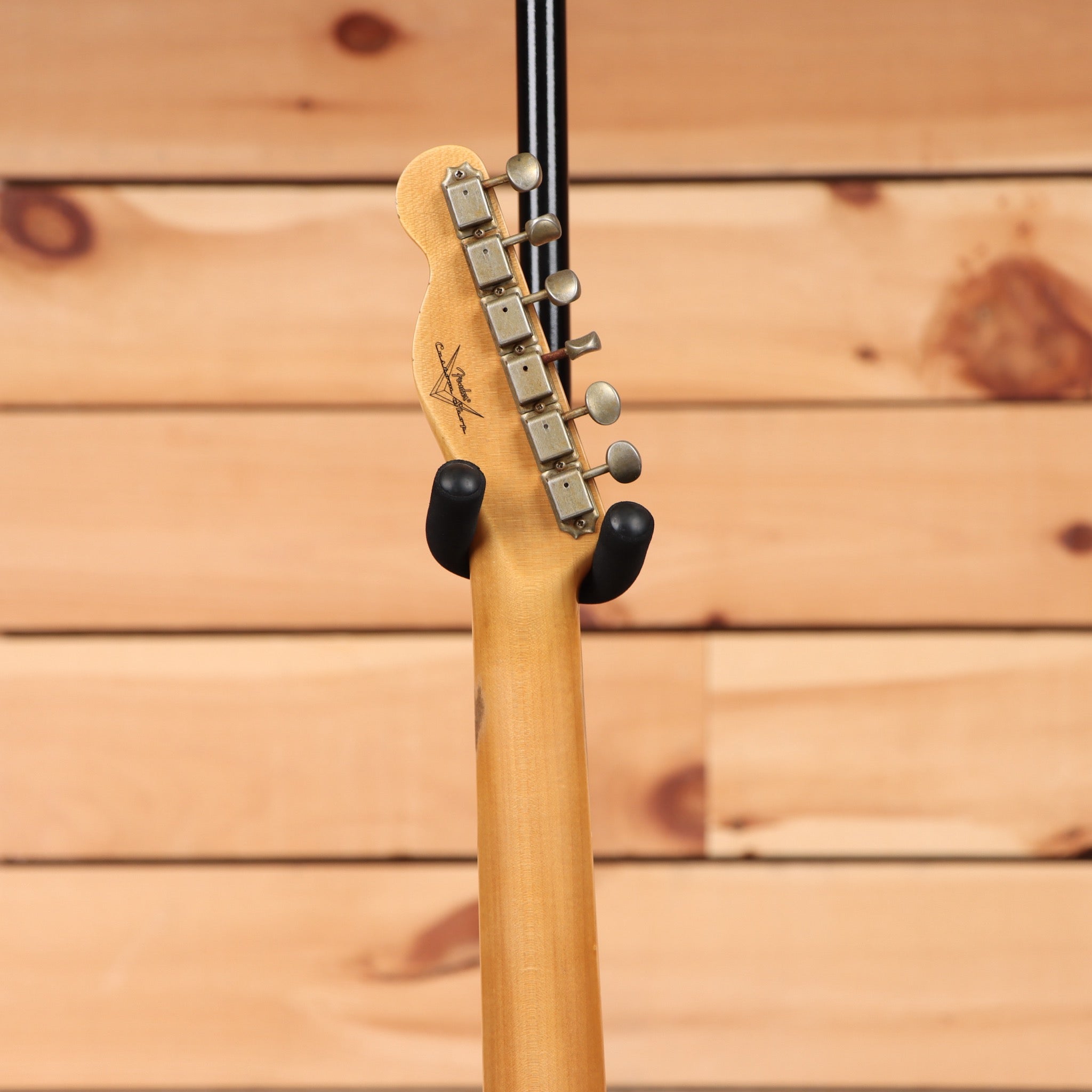 Fender Custom Shop 1960 Telecaster Custom Journeyman Relic electric guitar faded aged black with maple neck