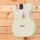 Fender Custom Shop Limited 1960 Telecaster Relic electric guitar Olympic White with single-coil pickups