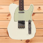 Fender Custom Shop Limited 1960 Telecaster Relic electric guitar Olympic White with single-coil pickups