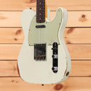 Fender Custom Shop Limited 1960 Telecaster Relic electric guitar Olympic White with single-coil pickups