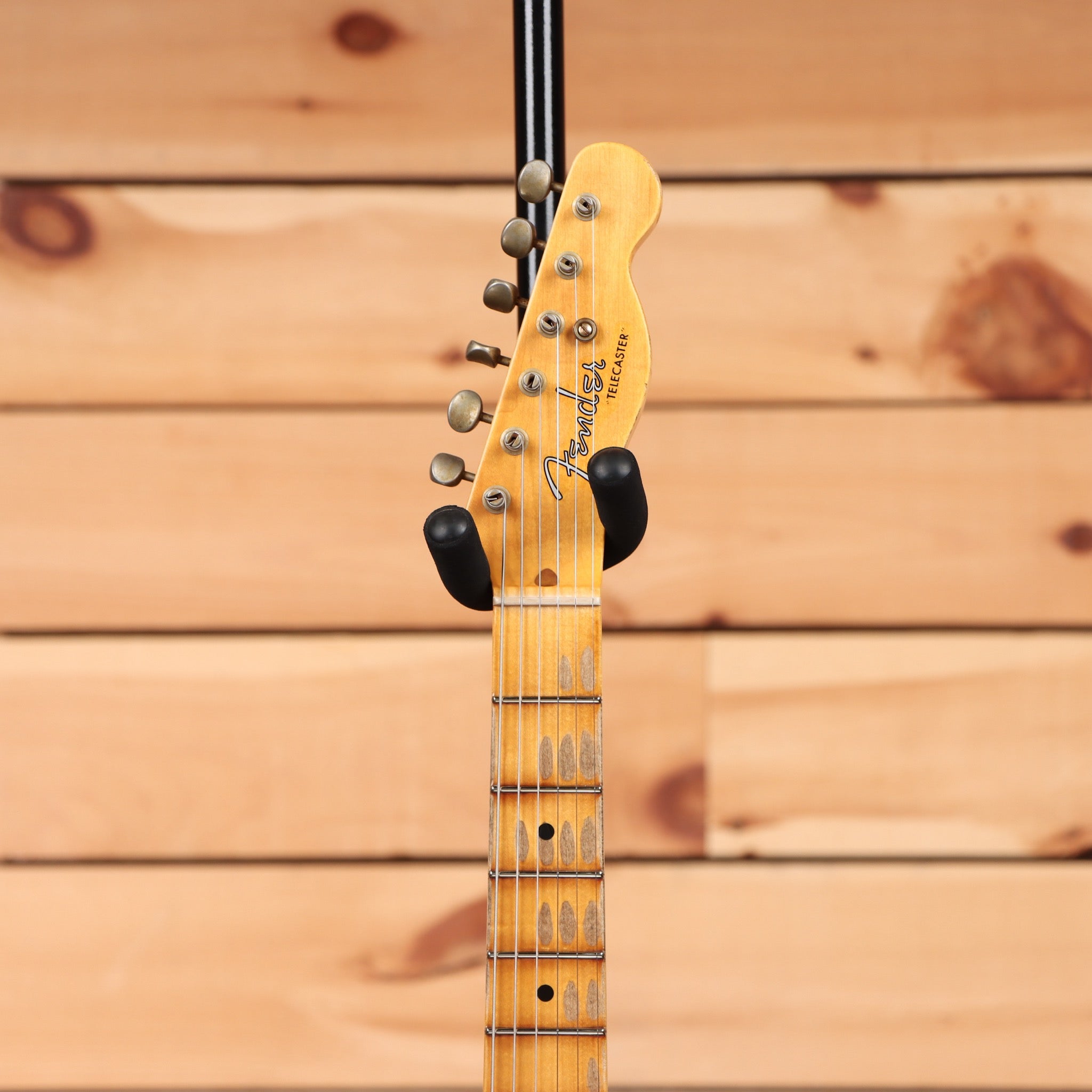 Fender Custom Shop 50s Telecaster Thinline Relic electric guitar Nocaster Blonde with maple neck