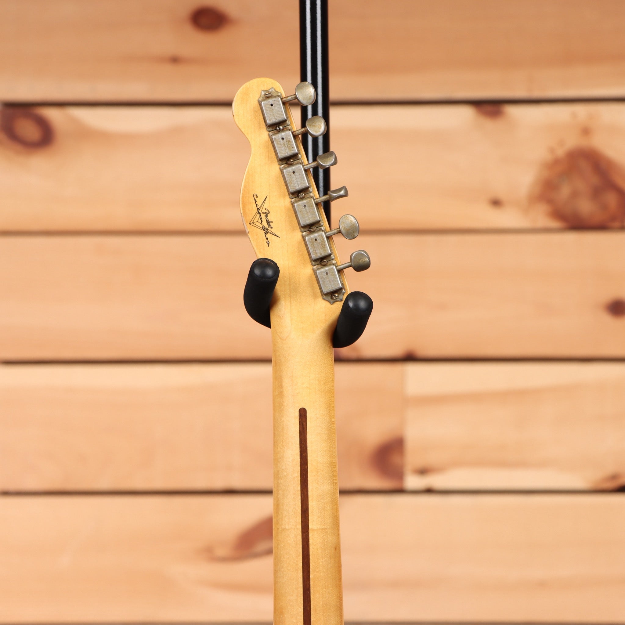 Fender Custom Shop 50s Telecaster Thinline Relic electric guitar Nocaster Blonde with single-coil pickups