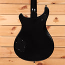 Paul Reed Smith McCarty 594 electric guitar Satin Black finish showing rear body with cavity cover plates