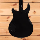 Paul Reed Smith McCarty 594 electric guitar Satin Black finish showing rear body with cavity cover plates