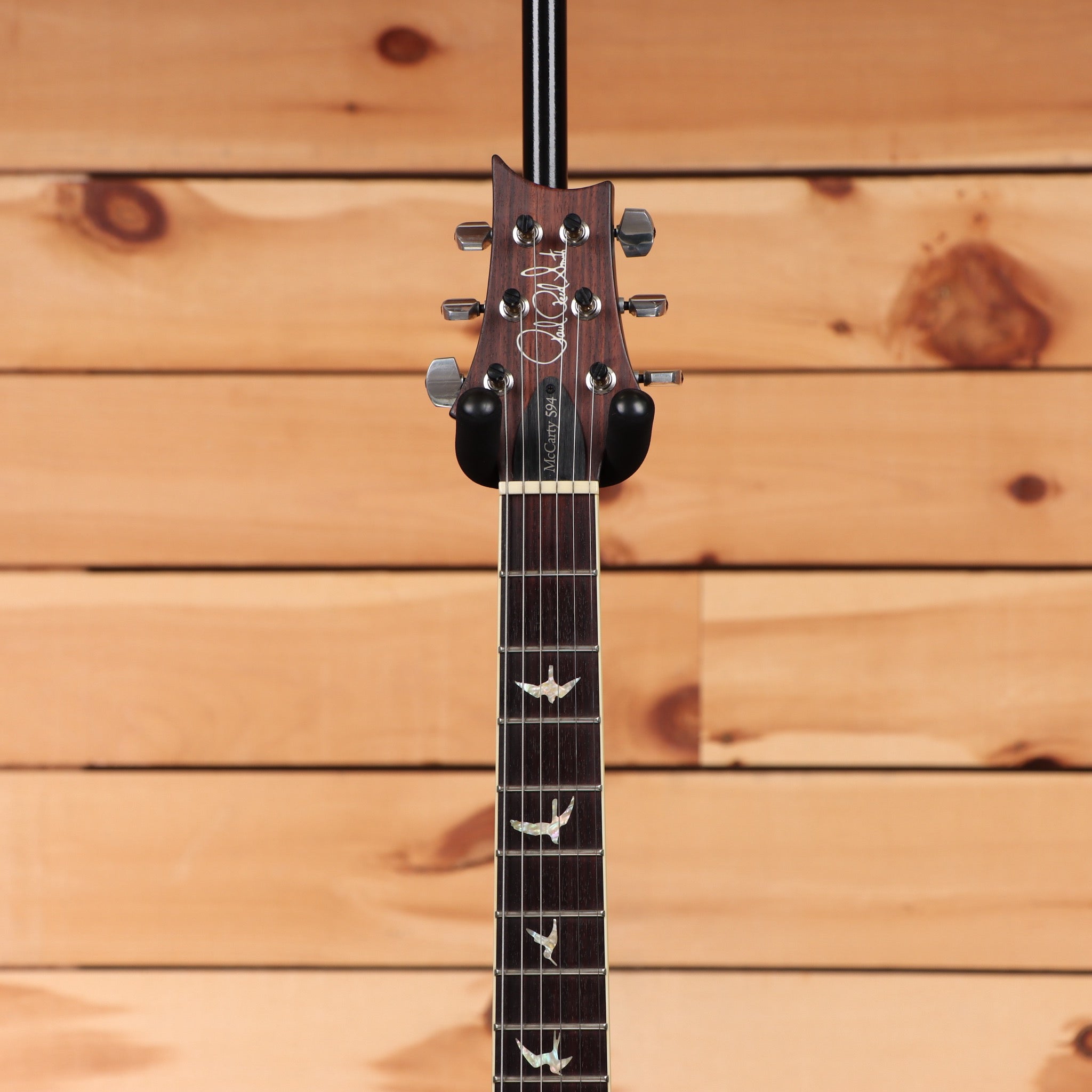 PRS McCarty 594 electric guitar Satin Black with rosewood fretboard and bird inlays
