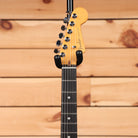 Fender American Ultra II Stratocaster electric guitar Noble Blue with maple neck and single-coil pickups