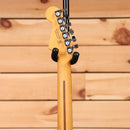 Fender American Ultra II Stratocaster electric guitar Noble Blue with maple neck and chrome tuning machines