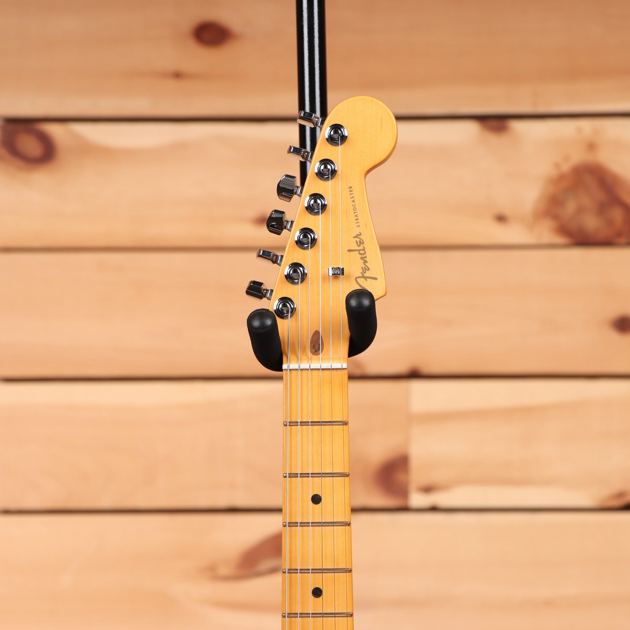 Fender American Ultra II Stratocaster electric guitar Solar Flare with maple neck and single-coil pickups