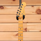 Fender American Ultra II Stratocaster electric guitar Sinister Red with maple neck and single-coil pickups