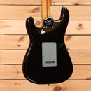 Fender American Ultra II Stratocaster HSS electric guitar Texas Tea with white pickguard and single-coil pickup