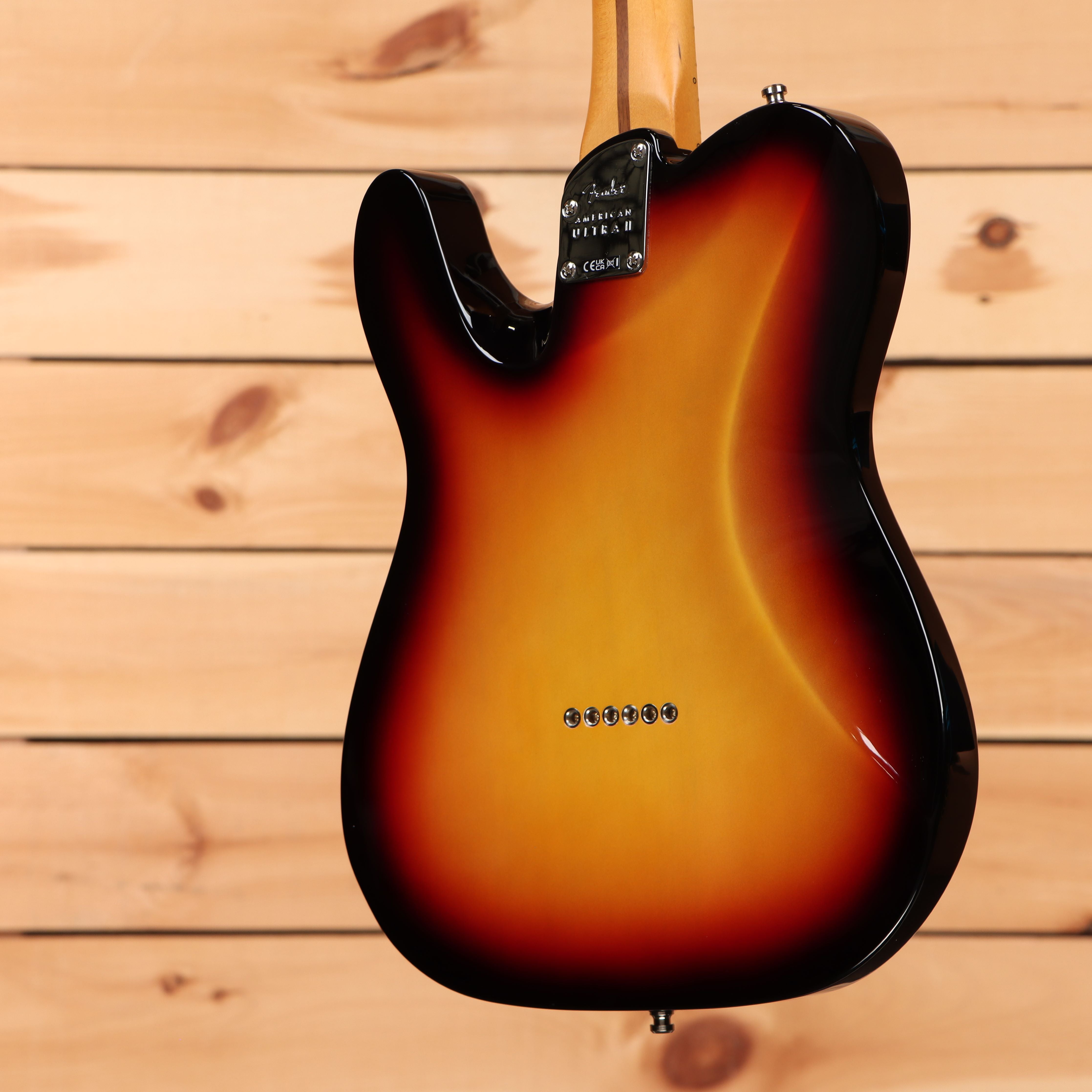 Fender American Ultra II Telecaster electric guitar Ultraburst with single-coil pickups