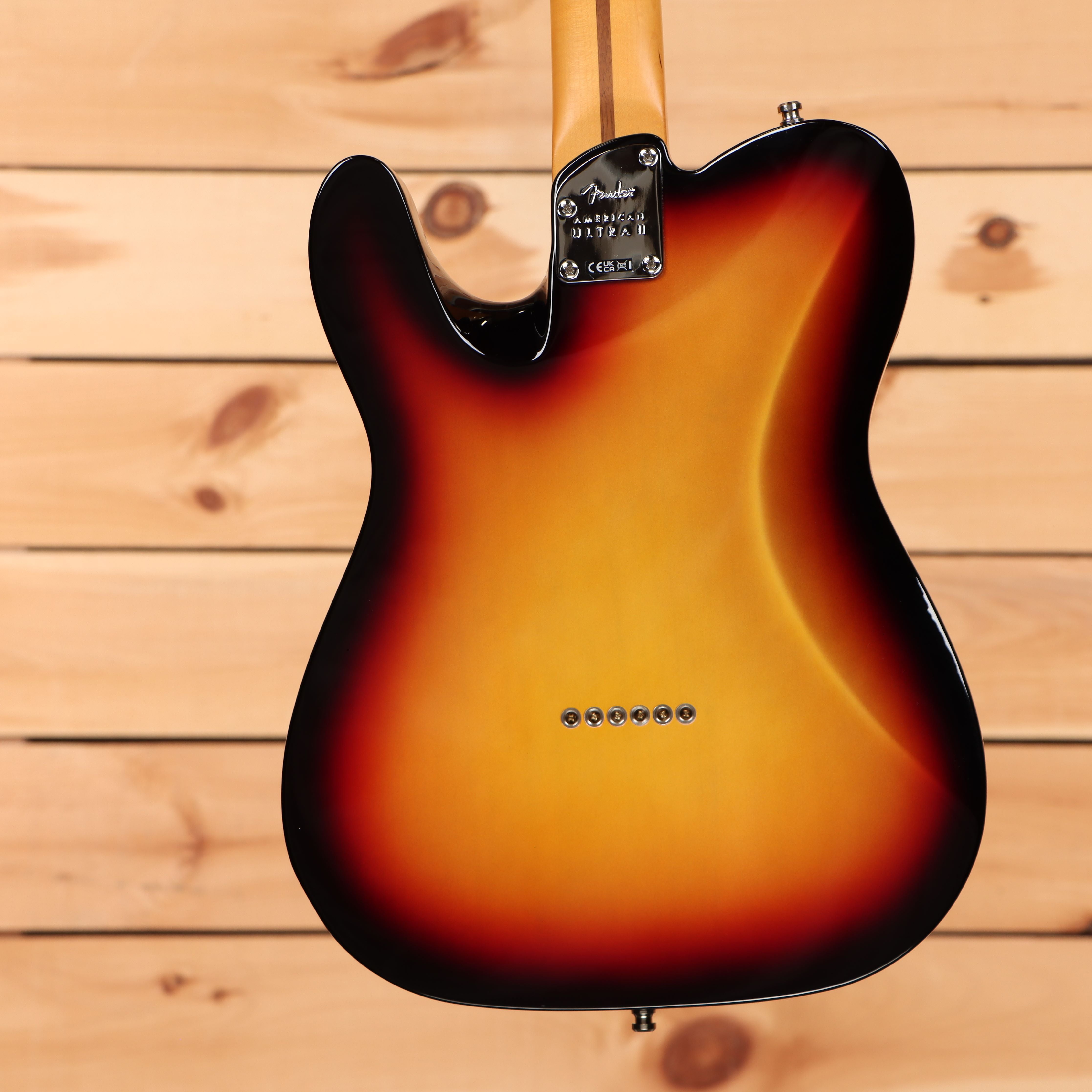 Fender American Ultra II Telecaster electric guitar Ultraburst with single-coil pickups