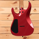 Jackson American Series Virtuoso HT red crystal electric guitar with dual humbuckers and contoured body
