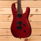 Jackson American Series Virtuoso HT red crystal electric guitar with dual humbuckers and rosewood fretboard