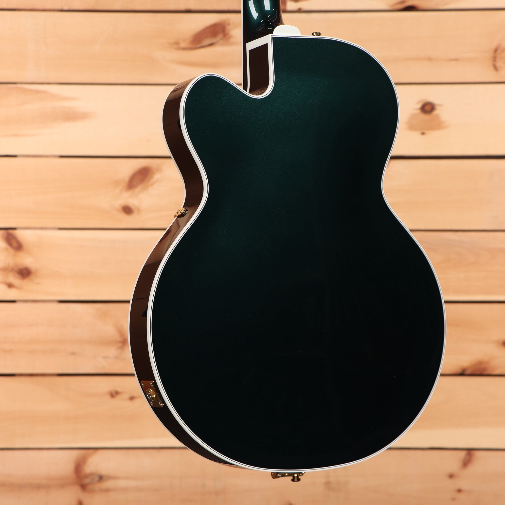 Gretsch Nashville hollow-body electric guitar Cadillac Green with Bigsby tremolo and string-through bridge