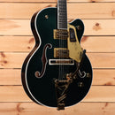 Gretsch Nashville semi-hollow electric guitar Cadillac Green with Bigsby tremolo and gold hardware