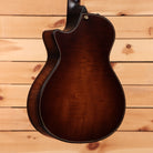Pre-owned Taylor 652ce Builders Edition semi-hollow electric guitar natural finish with cutaway